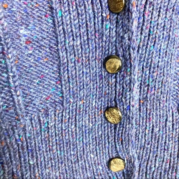 Vintage Blue Women's Sweater Vest - Picture 6 of 9